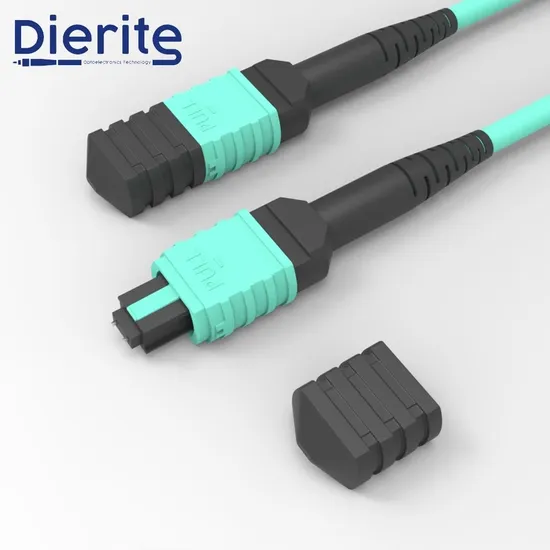 OS2/G657A/Om3/Om4 MPO or MTP Fibers Patch Cord Trunk Cable for Connect Optical Modules