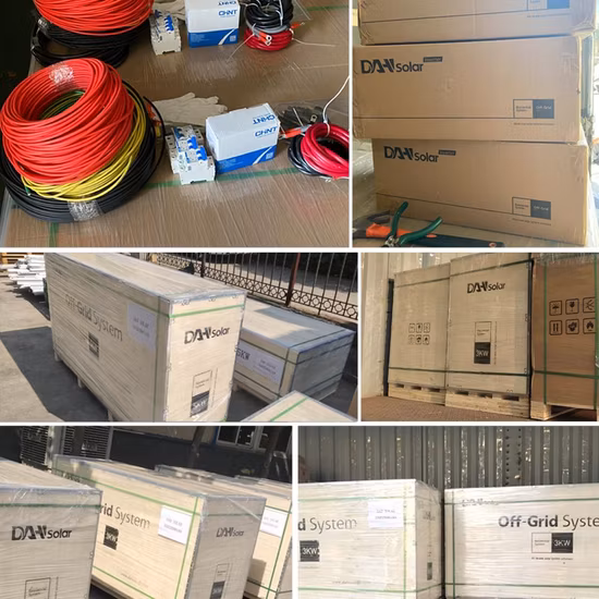 Sistema de energía solar fuera de la red Sistema de energía solar completo de 5kw Productos relacionados con energía solar para el hogar