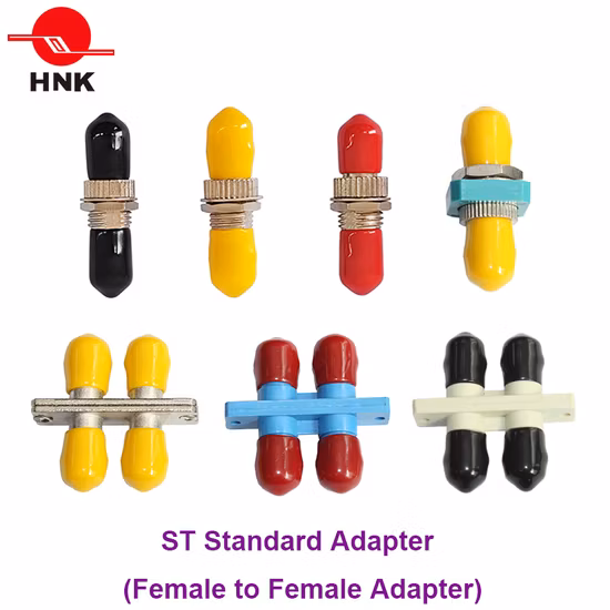 Sc/LC/FC/St/Mu/MTRJ/MPO Simplex/Duplex/Quad Monomodo/Multimodo Om3/Om4/APC Adaptador de fibra óptica estándar o híbrido